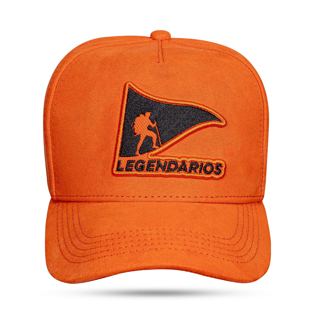Boné Legendários Suede Laranja