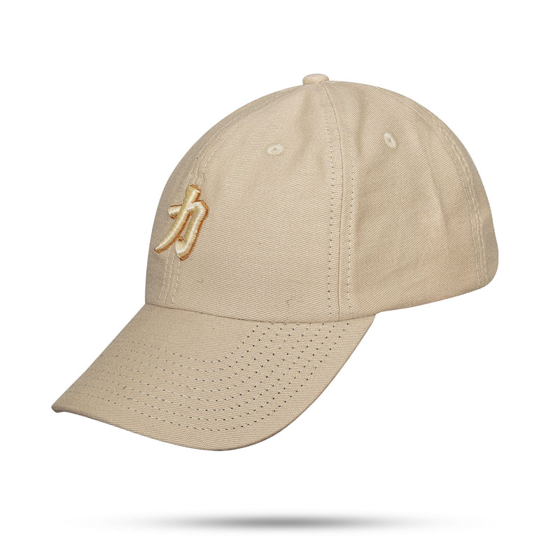 Boné Dad Hat Strapback Bege Kanji
