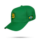 Boné Snapback Verde Brasil Brasão