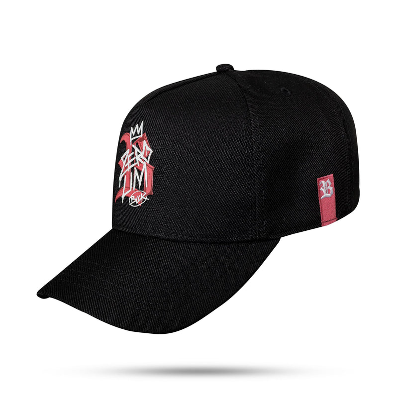 Boné Snapback Preto Zero Um Streaked