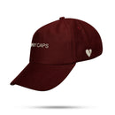 Boné Dad Hat Snapback Vinho I Love My Caps