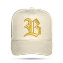 Boné Snapback Suede Off White Wave