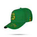 Boné Snapback Verde Tiger Amarelo 🇧🇷