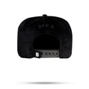 Boné Snapback Veludo Preto Royalty
