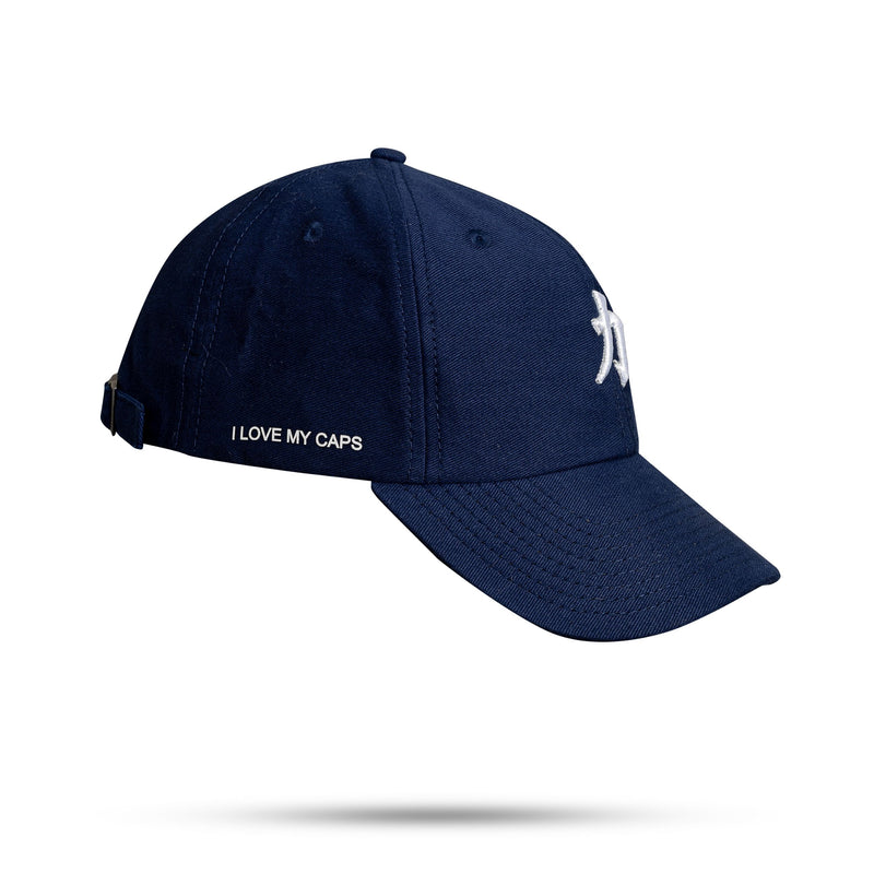 Boné Dad Hat Strapback Azul Marinho Kanji