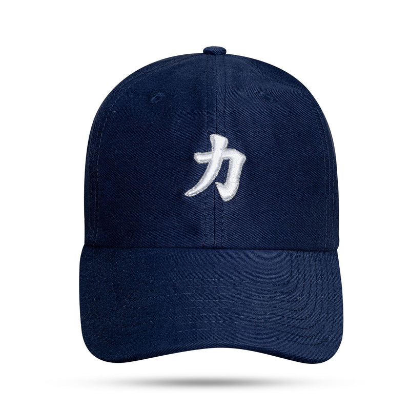 Boné Dad Hat Strapback Azul Marinho Kanji