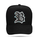 Boné Snapback Nobuck Holographic Silver