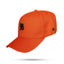 Boné Snapback Basic Laranja Logo Preto