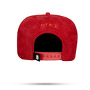 Boné Snapback Suede Vermelho Yin-Yang