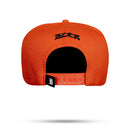 Boné Snapback Basic Laranja Logo Preto