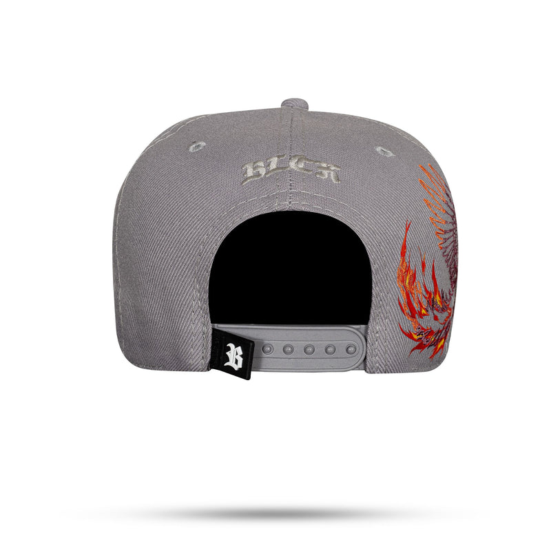 Boné Snapback Cinza Fênix