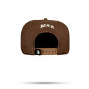Boné Kids Snapback Marrom World Wide