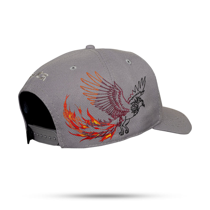 Boné Snapback Cinza Fênix