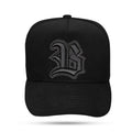 Boné Snapback Nobuck Shine All Black