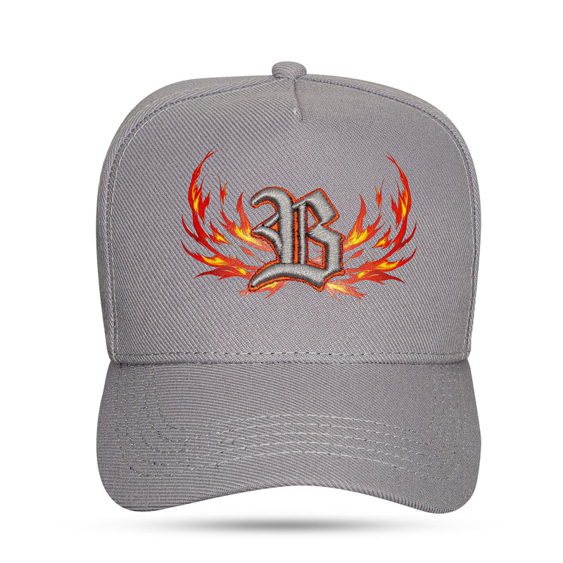 Boné Snapback Cinza Fênix