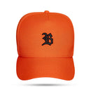 Boné Snapback Basic Laranja Logo Preto