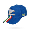 Boné Legendários Suede Azul Royal Faixa Itália