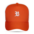 Boné Snapback Trucker Basic Laranja e Branco