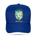 Boné Snapback Azul Royal Brazil Cup 2026