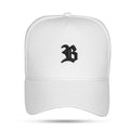 Boné Snapback Basic Branco Logo Preto