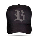 Boné Snapback Trucker Laser Black