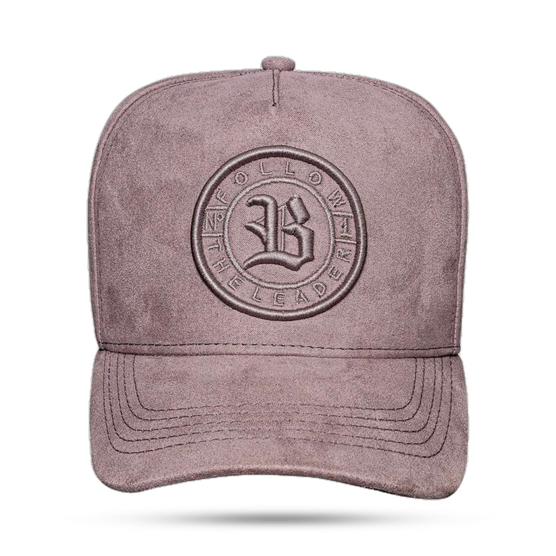 Boné Snapback Follow Suede Cinza