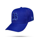 Boné Snapback Azul Royal Logo Alto Relevo Contra Aba Paisley