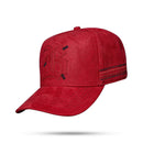 Boné Snapback Contour Suede Vermelho