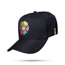 Boné Snapback Preto Smile Flowers