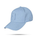 Boné Strapback Jeans Claro Quadrado Destroyed