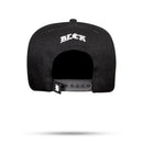 Boné Preto Snapback Font Silver