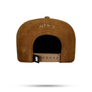 Boné Snapback Basic Suede Marrom 2.0