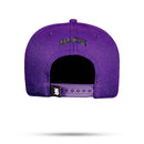 Boné Snapback Basic Roxo Logo Preto