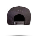 Boné Snapback Black Logo Aba Bright Verde Azulado
