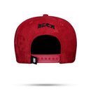 Boné Snapback Contour Suede Vermelho