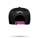 Boné Snapback Preto Smile Flowers