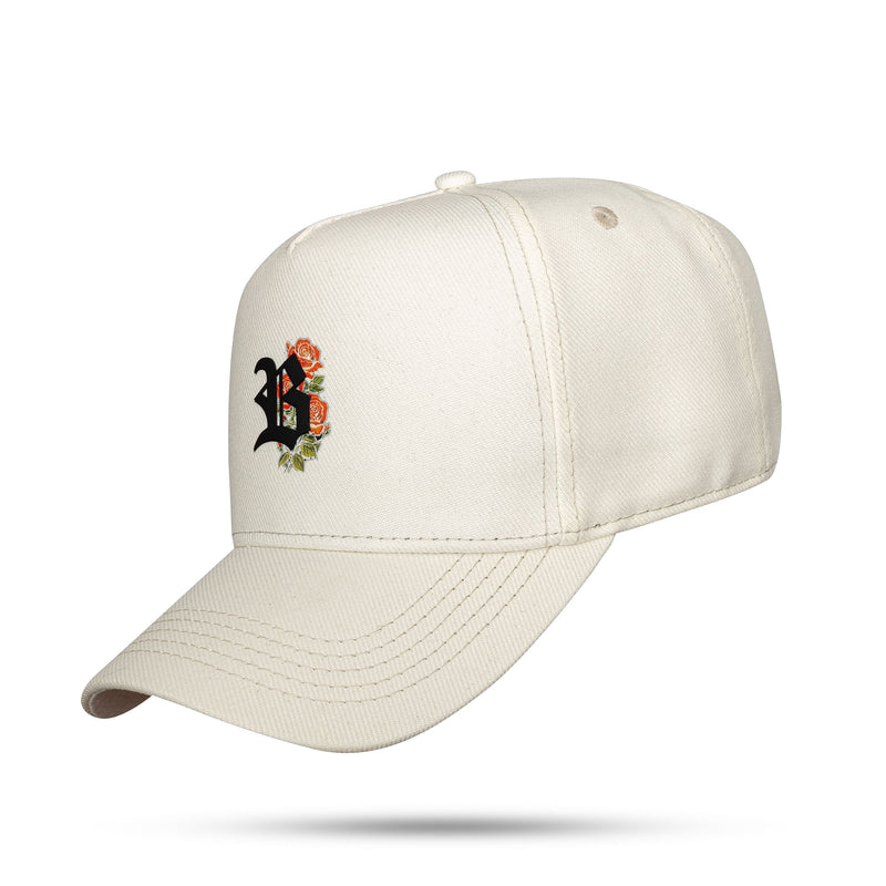 Boné Snapback Off White Flowers Desert Rose