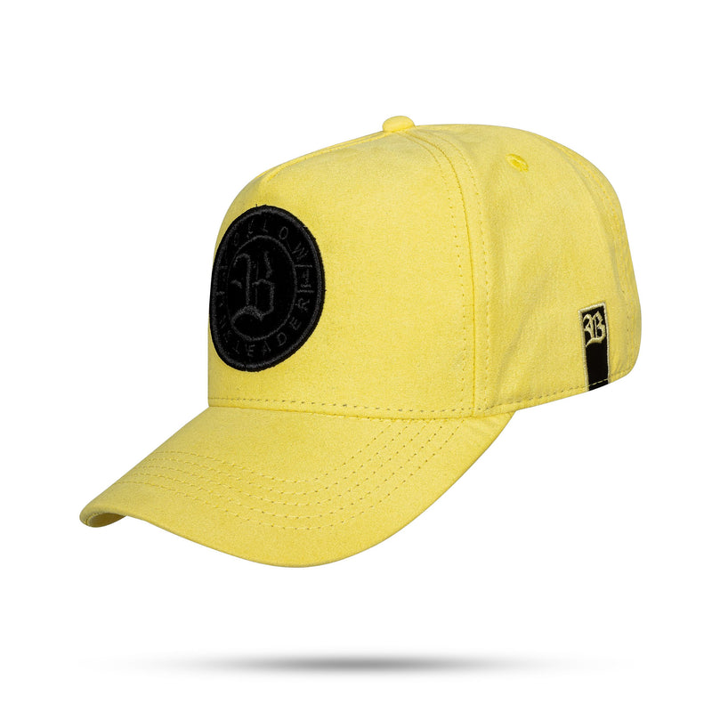 Boné Snapback Follow Suede Amarelo