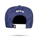 Boné Snapback Suede Azul USA