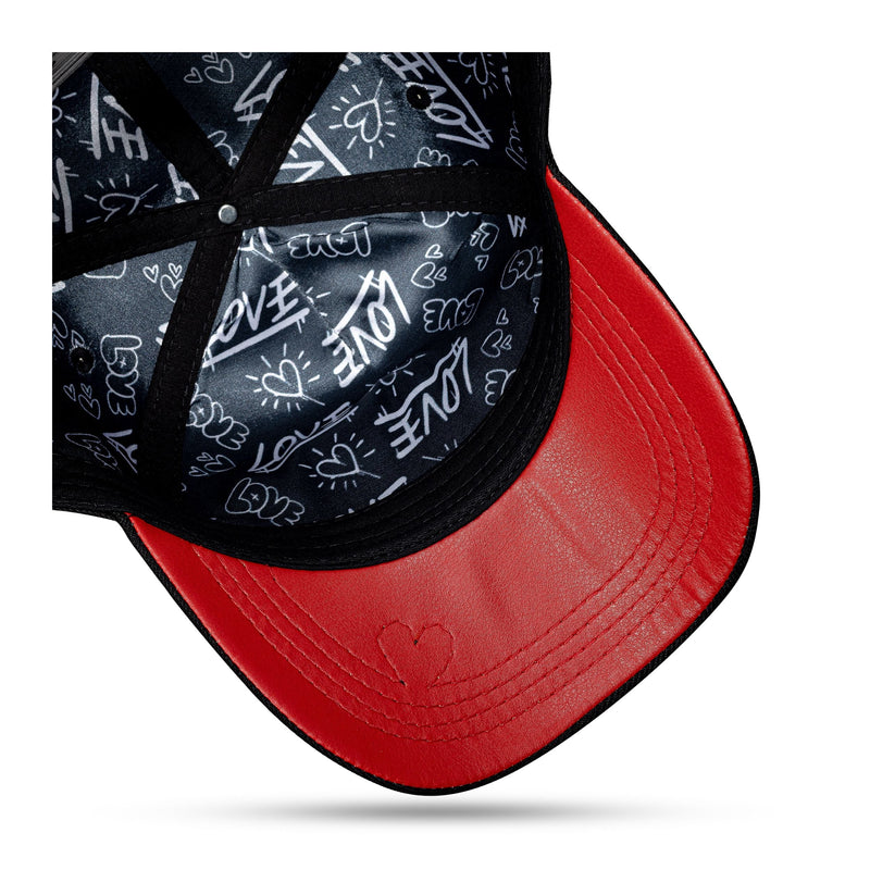 Boné Snapback Preto Love