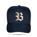 Boné Snapback Azul Marinho Golden Logo