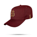 Boné Snapback Vinho Golden Logo