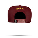 Boné Snapback Vinho Golden Logo