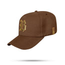 Boné Snapback Marrom Chocolate Golden Logo