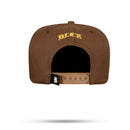 Boné Snapback Marrom Chocolate Golden Logo