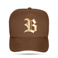 Boné Snapback Marrom Chocolate Golden Logo