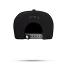 Boné Snapback Nobuck All Black Verniz