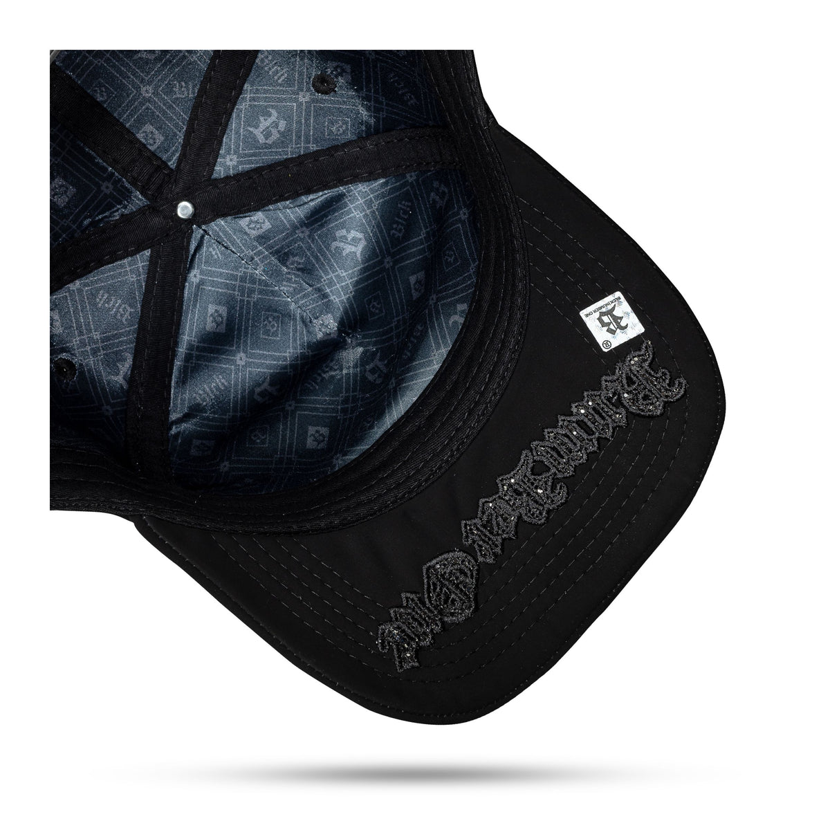 Boné Snapback Nobuck All Black Verniz