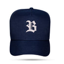 Boné Snapback Azul Marinho Logo Vinyl Silver