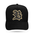 Boné Snapback Nobuck Shine Gold
